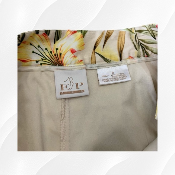 EP Pro Golf Skort Tropical Print Size 8 - Picture 3 of 4